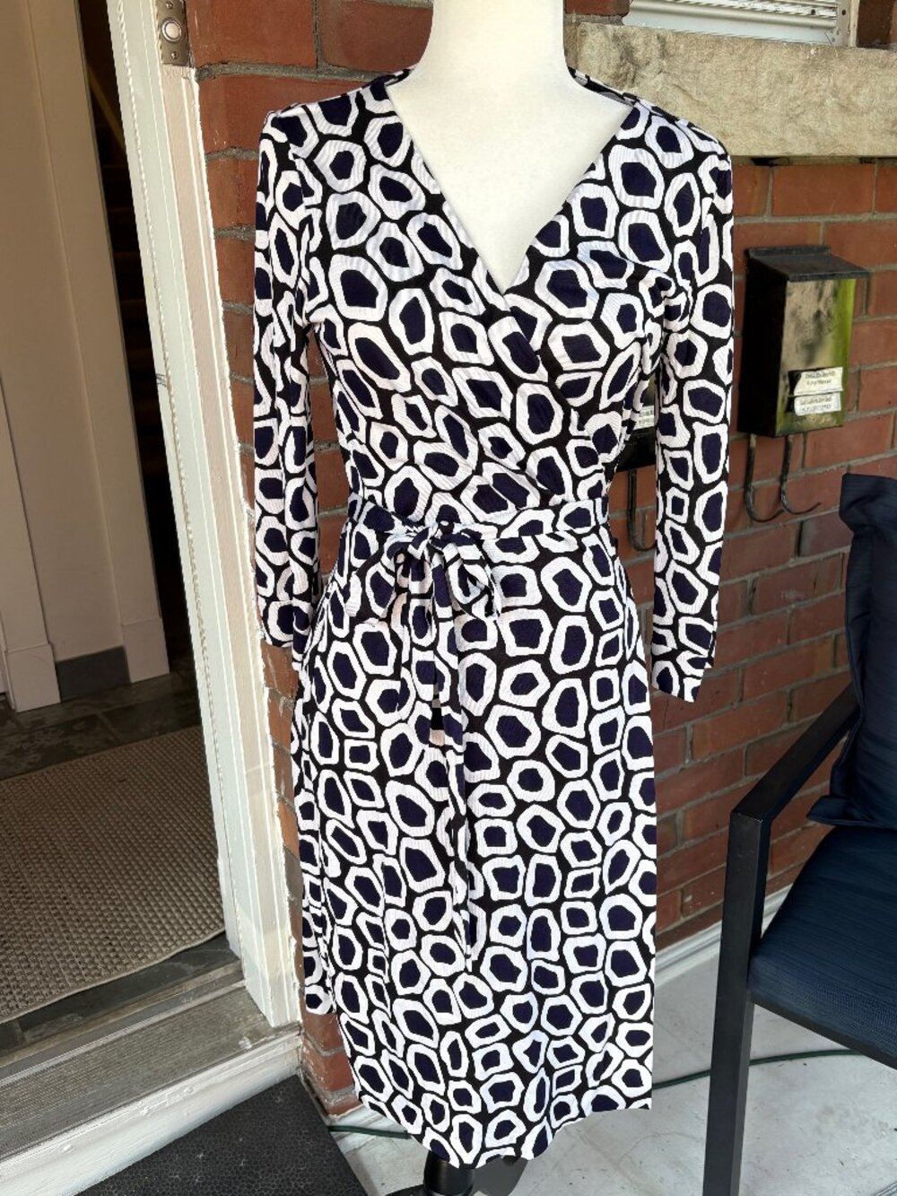 Diane von Furstenberg New Julian Two Silk Wrap Dress
